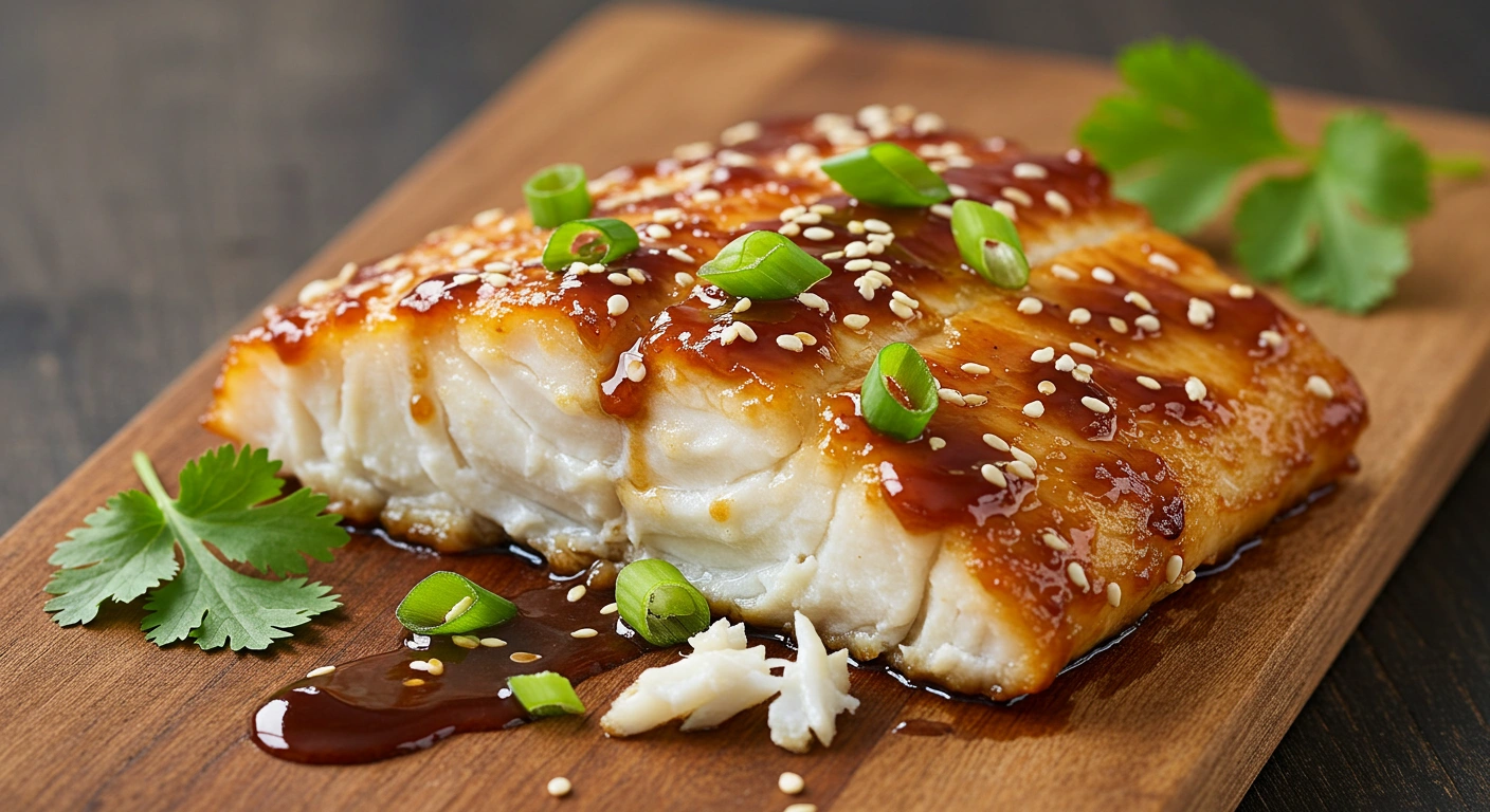 Asian Ginger Soy Glazed Cod - secondary view